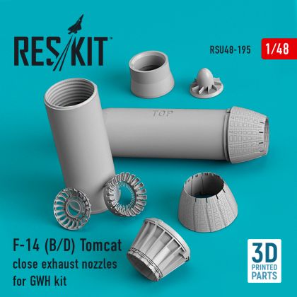 1:48 F-14B/F-14D) Tomcat close exhaust nozzles