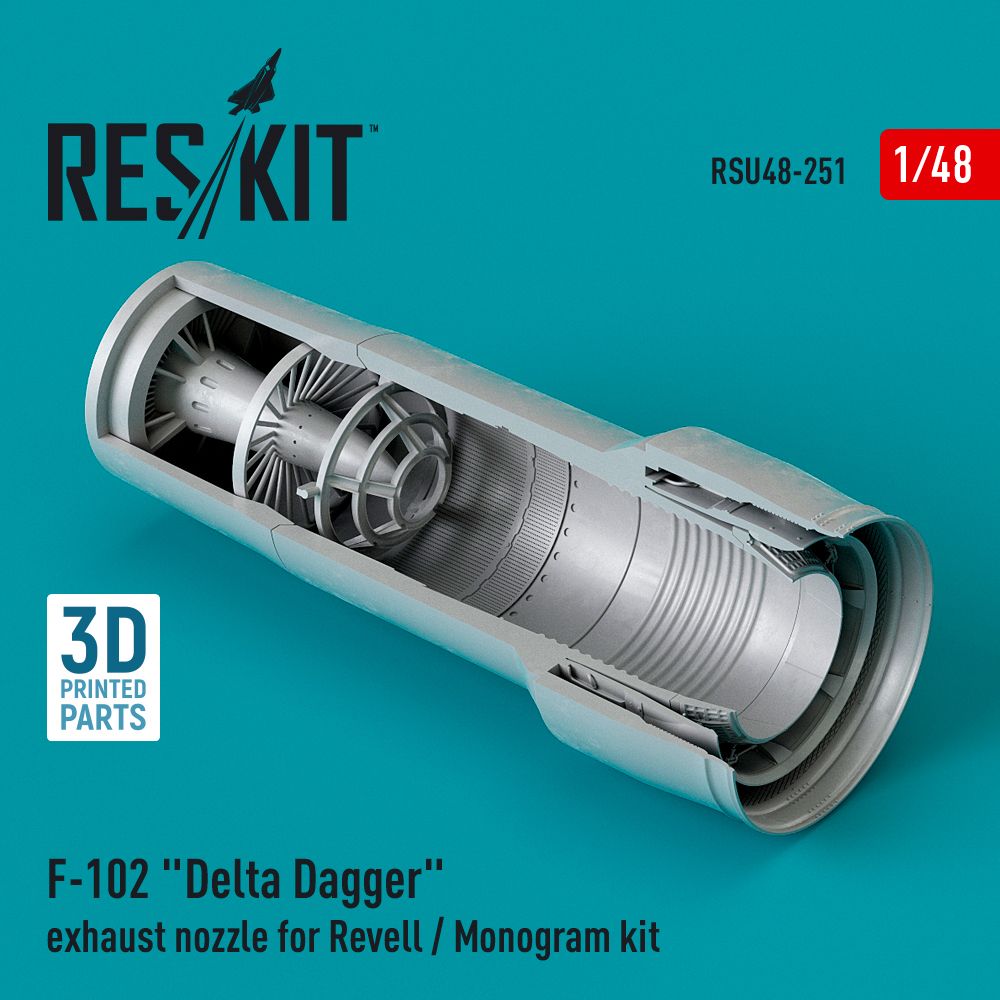 1:48 F-102A Delta Dagger exhaust nozzle