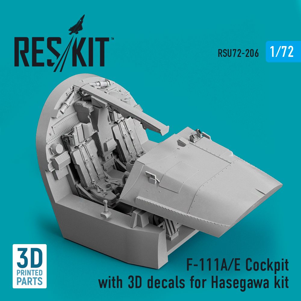 1:72 F-111A/E Cockpit with 3D decals