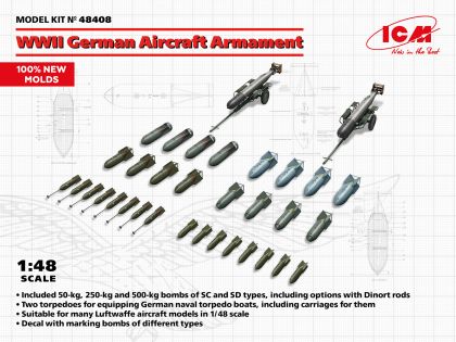 1:48 WWII German Aircraft Armament