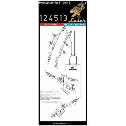 1:24 BF109G-6 - SEATBELTS 
