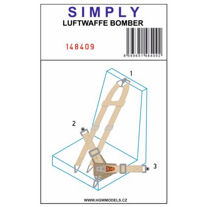 1:48 LUFTWAFFE BOMBER - SEATBELTS
