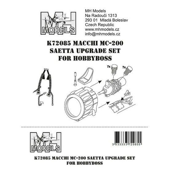1:72 Macchi MC-200 Saetta upgrade set /HBB