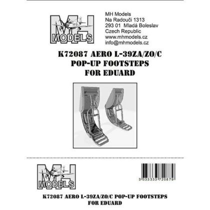 1:72 Aero L-39ZA/ZO/C pop-up footsteps for Eduard