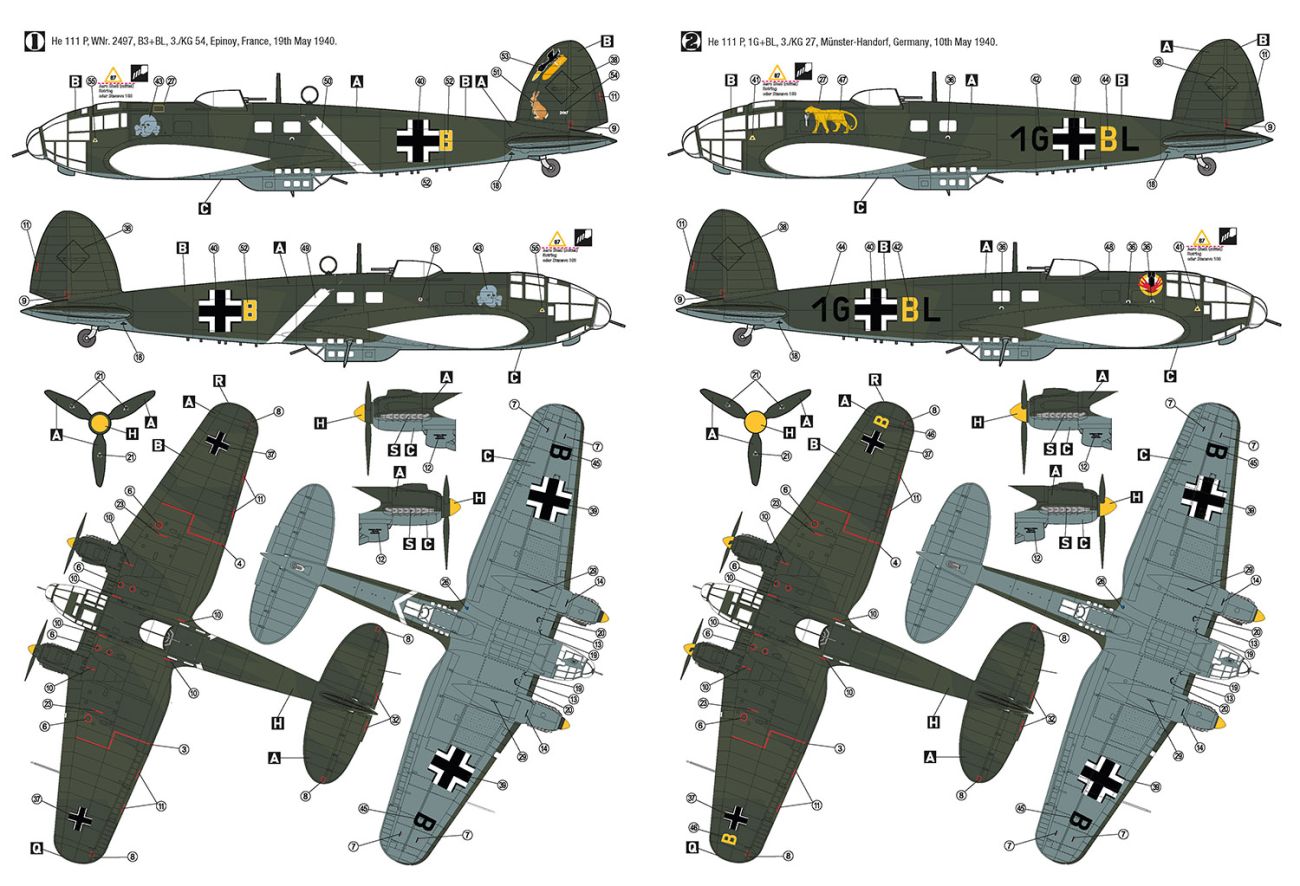 1:72 Heinkel He-111P Western Campaign 1940