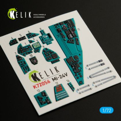 1:72 MI-24V INTERIOR 3D DECALS FOR HOBBYBOSS KIT