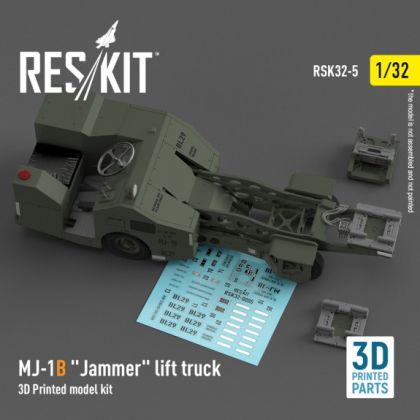 1:32 MJ-1B JAMMER LIFT TRUCK (3D PRINTED MODEL KIT)