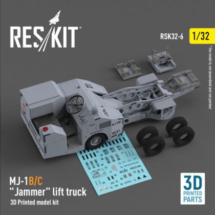 1:32 MJ-1B/C JAMMER LIFT TRUCK (3D PRINTED MODEL KIT)