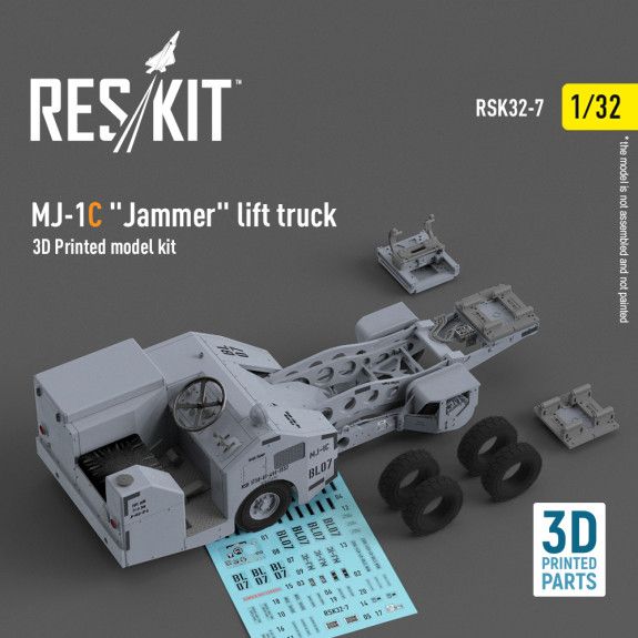 1:32 MJ-1C JAMMER LIFT TRUCK (3D PRINTED MODEL KIT)