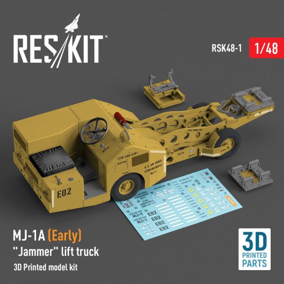 1:48 MJ-1A (EARLY) JAMMER LIFT TRUCK (3D PRINTED MODEL KIT)