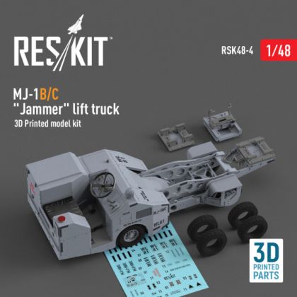 1:48 MJ-1B/C JAMMER LIFT TRUCK (3D PRINTED MODEL KIT)