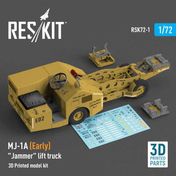 1:72 MJ-1A (EARLY) JAMMER LIFT TRUCK (3D PRINTED MODEL KIT)