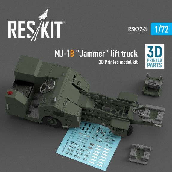 1:72 MJ-1B JAMMER LIFT TRUCK (3D PRINTED MODEL KIT)