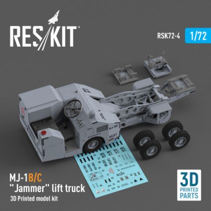 1:72 MJ-1B/C JAMMER LIFT TRUCK (3D PRINTED MODEL KIT)
