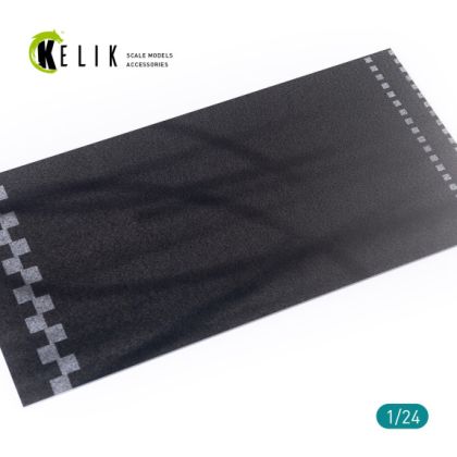 1:24 ASPHALT ROAD 24 HOURS OF LE MANS TYPE 1 BASE - ACRYLIC 3 MM (180 X 357 MM)