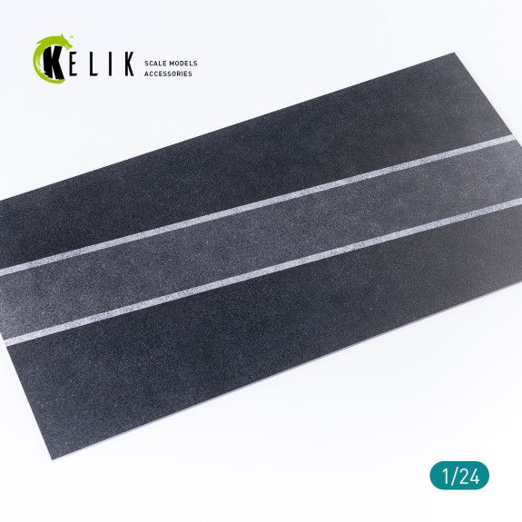 1:24 ASPHALT ROAD 24 HOURS OF LE MANS TYPE 3 BASE - ACRYLIC 3 MM (180 X 357 MM)