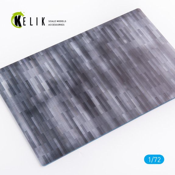 1:72 FAUN - TRACKWAY HELICOPTER LANDING MAT RIBBER - BASE - ACRYLIC 3 MM (280 X 180 MM) (170 G)