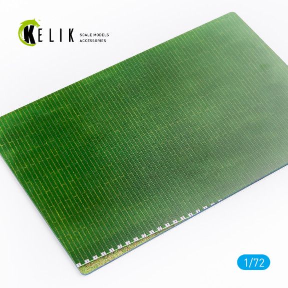 1:72 FAUN - TRACKWAY HELICOPTER LANDING MAT FLAT - BASE - ACRYLIC 3 MM (280 X 180 MM) (170 G)