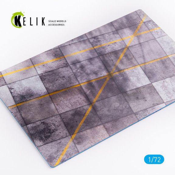 1:72 SPANGDALEM AIRBASE (1990TH) - BASE - ACRYLIC 3 MM (280 X 180 MM) (170 G)