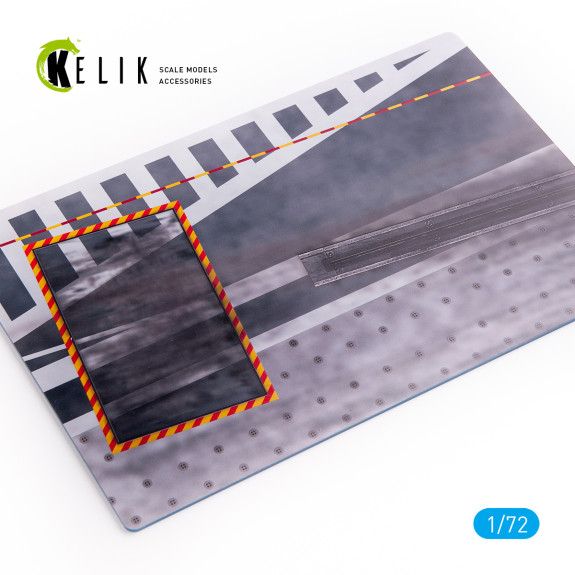 1:72 CHARLES DE GAULLE DECK - BASE - ACRYLIC 3 MM (280 X 180 MM) (170 G)