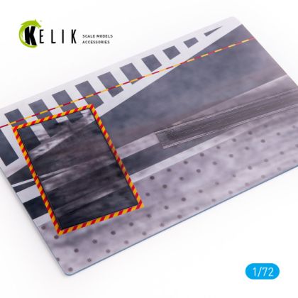 1:72 CHARLES DE GAULLE DECK - BASE - ACRYLIC 3 MM (280 X 180 MM) (170 G)