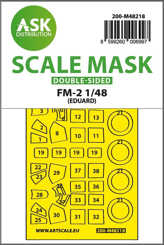 1:48 FM-2 double-sided express fit mask for Eduard