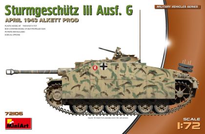 1:72 STURMGESCHUTZ III AUSF. G, APRIL 1943 ALKETT PROD.