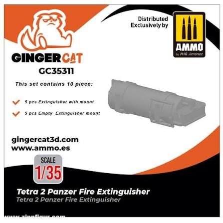1:35 Tetra 2 Panzer Fire Extinguisher (10pcs)
