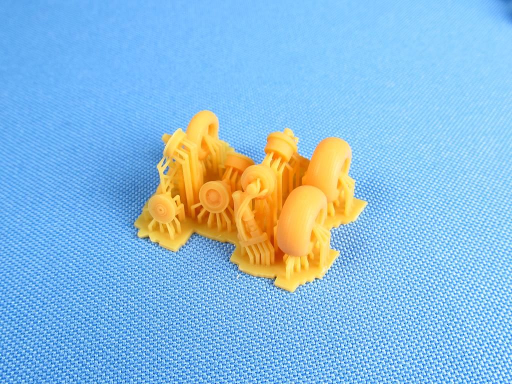 1:72 Antonov An-28 - landing gears with wheels (designed to be used with A-Model kits)