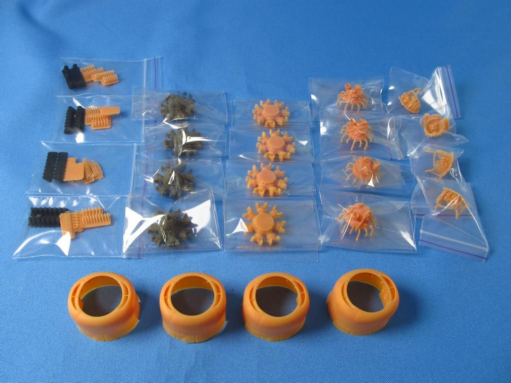 1:48 Consolidated B-24 Liberator - cowlings with engines set (for Monogram kits)