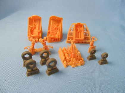 1:48 Bell MV-22 Osprey - Landing Gears Set (designed to be used with Hobby Boss kits)