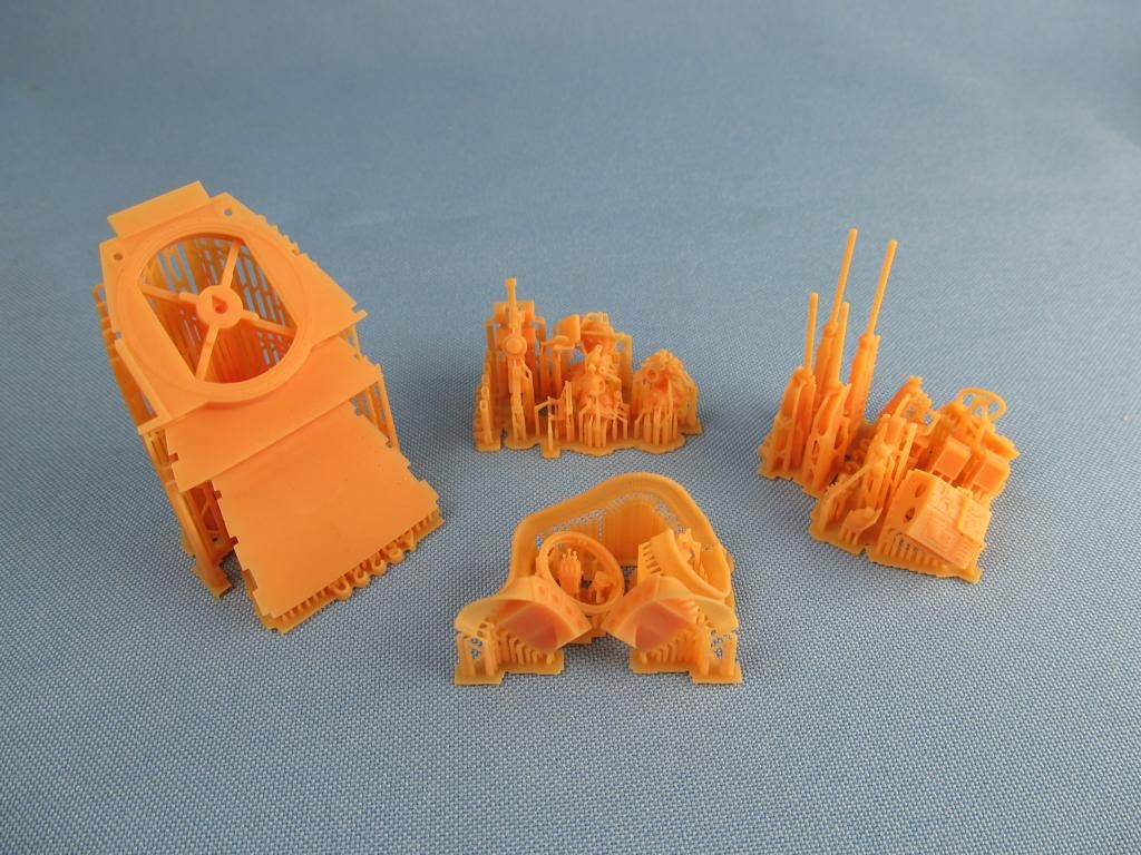 1:48 Boeing B-17 G Flying Fortress - Bombardier's Cockpit Interior Set (for Hong Kong Model kits)