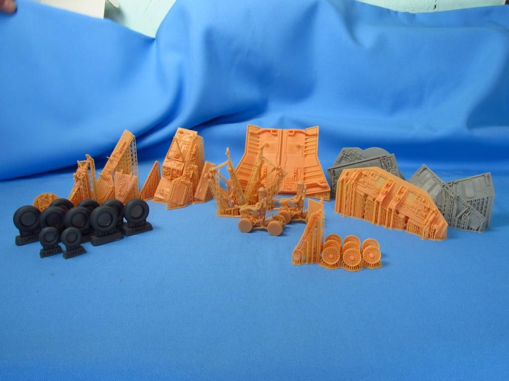 1:48 Rockwell B-1 B Lancer - Landing Gears Set with Wheels Bay (for Revell kits)