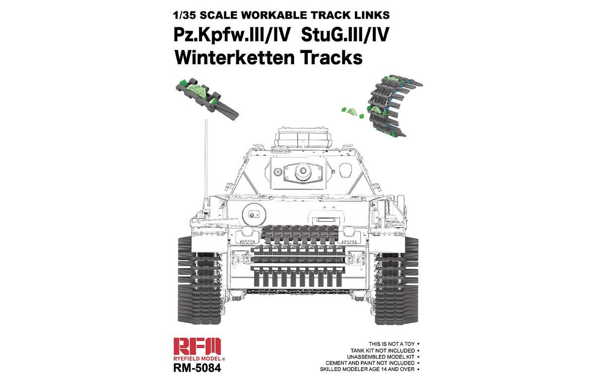 1:35 Workable Track Links - Winterketten Tracks For Pz.Kpfw. III/IV And StuG.III/IV