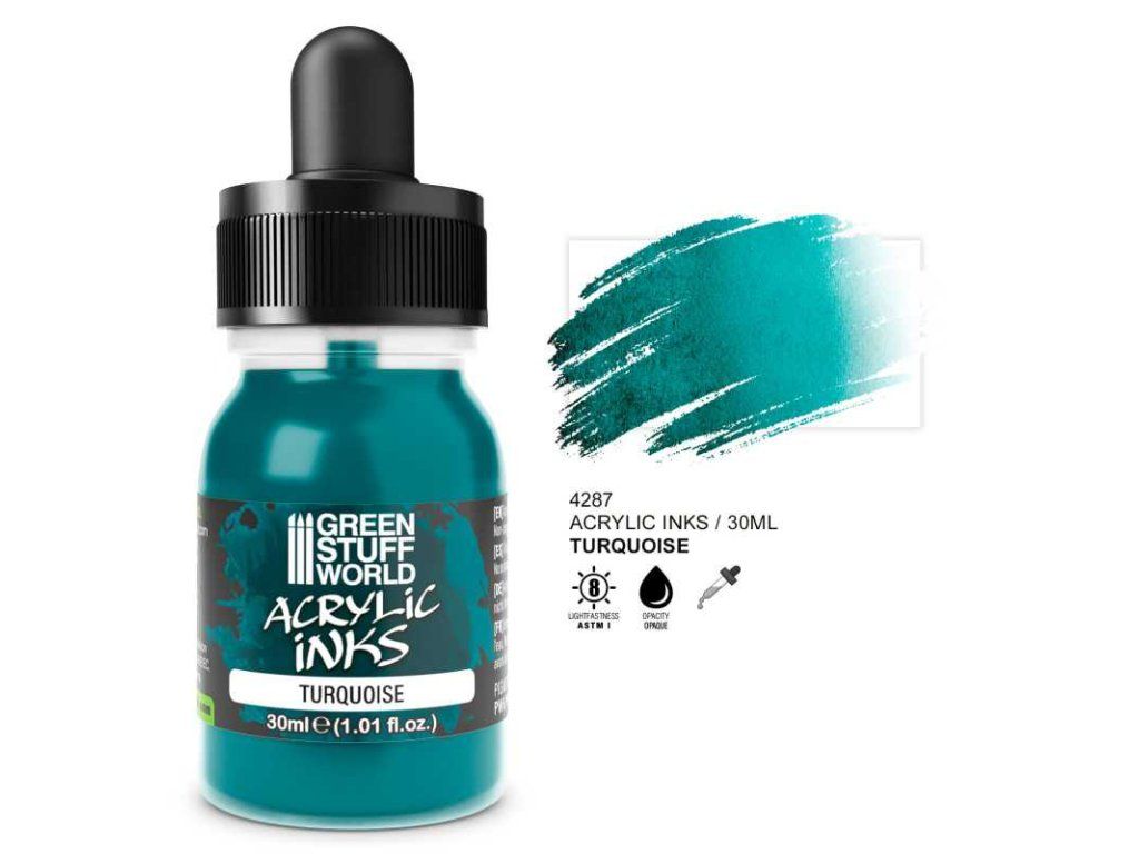 Acrylic Ink Opaque- Turquoise