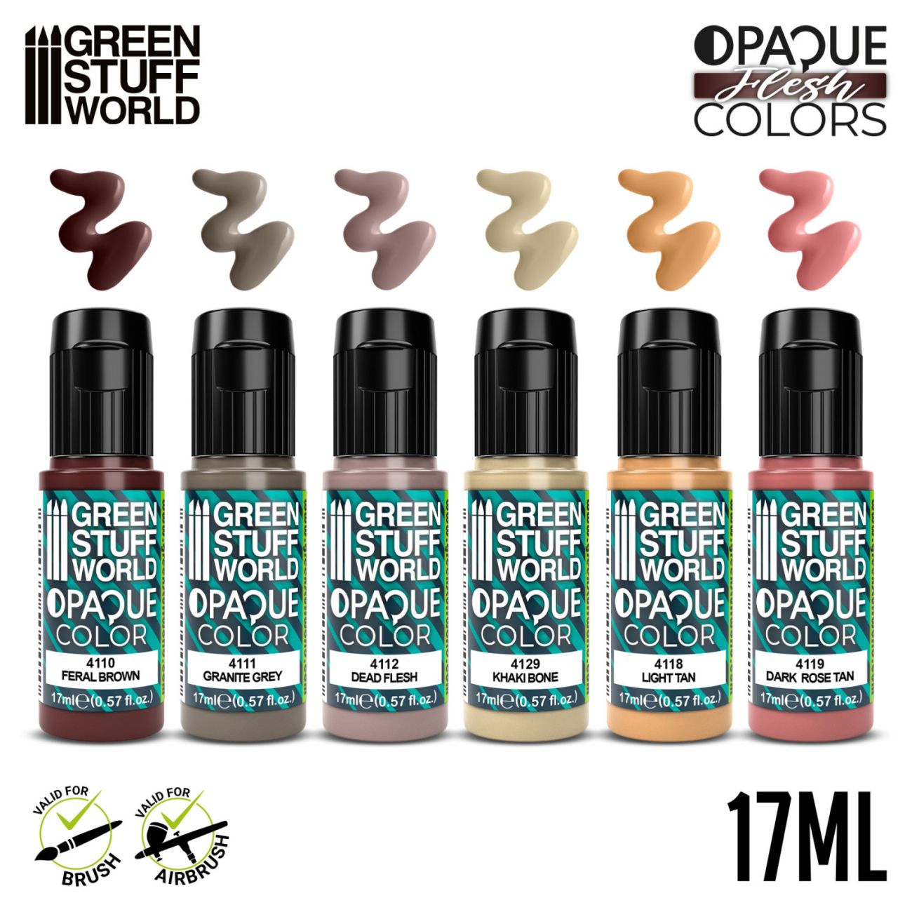 Opaque Paint Set - Flesh Colours
