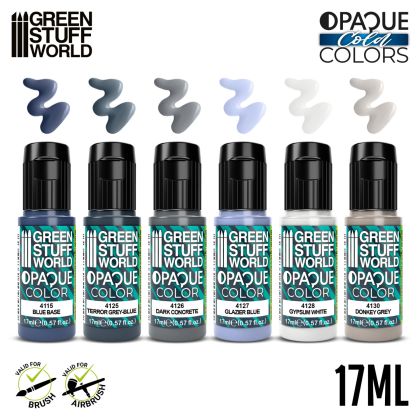 Opaque Paint Set - Cold Colours