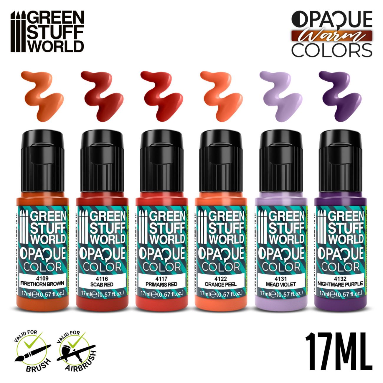 Opaque Paint Set - Warm Colours
