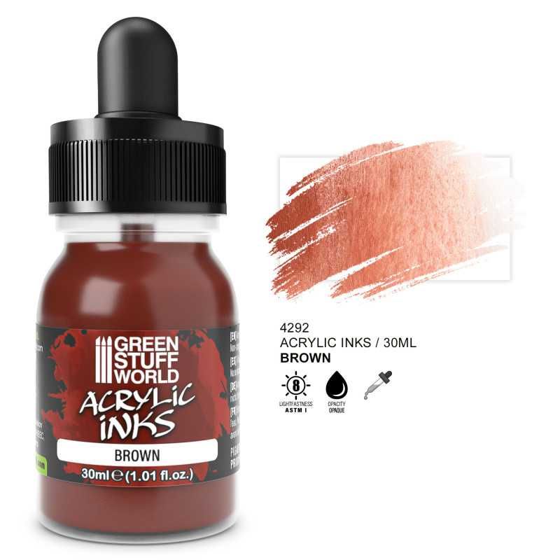 Acrylic Ink Opaque- Brown