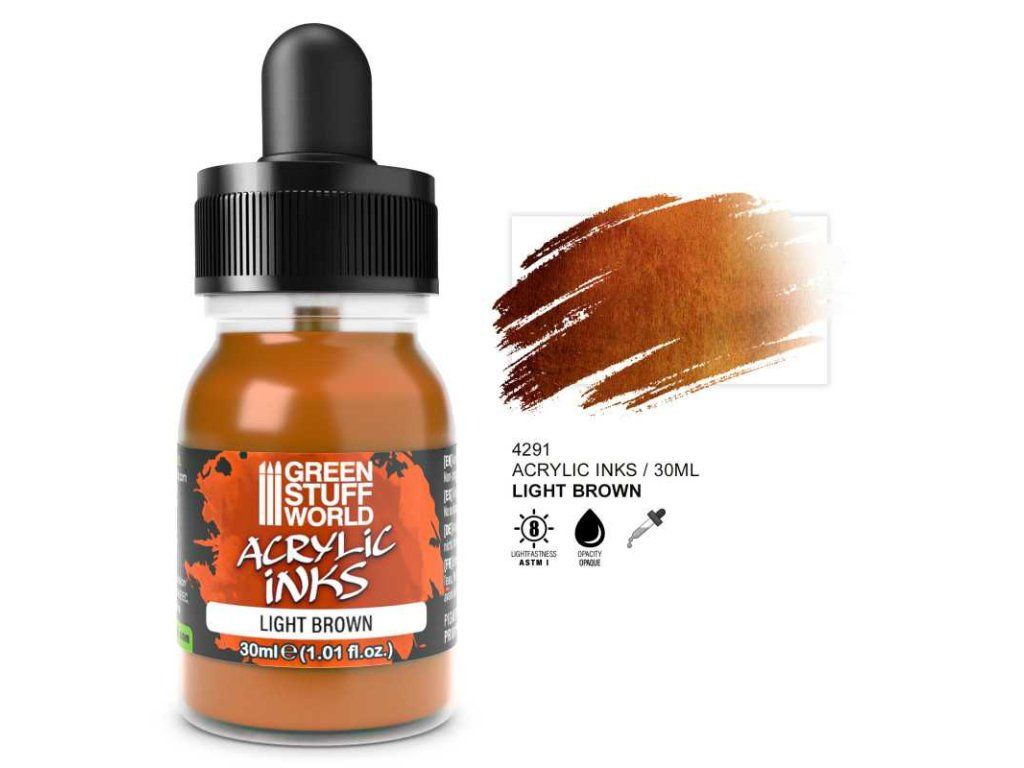 Acrylic Ink Opaque- Light Brown