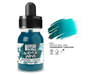 Transparent Acrylic Ink - Turquoise