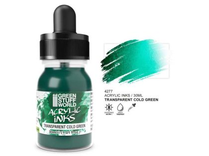 Transparent Acrylic Ink - Cold Green