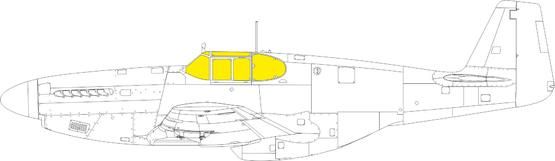 1:48 P-51B/C framed canopy TFace