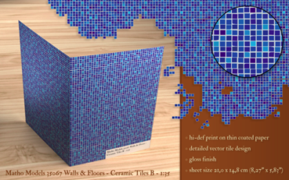 1:35 Walls & Floors - Ceramic Tiles B