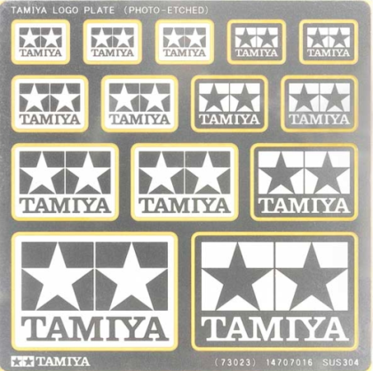 Tamiya Logo Plate Photo-Etched