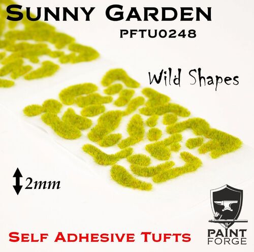 Sunny Garden Wild Shapes 2 mm - Self Adhesive Tufts