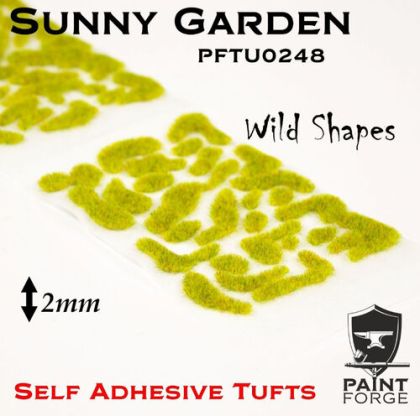 Sunny Garden Wild Shapes 2 mm - Self Adhesive Tufts