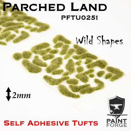 Parched Land Wild Shapes 2 mm - Self Adhesive Tufts