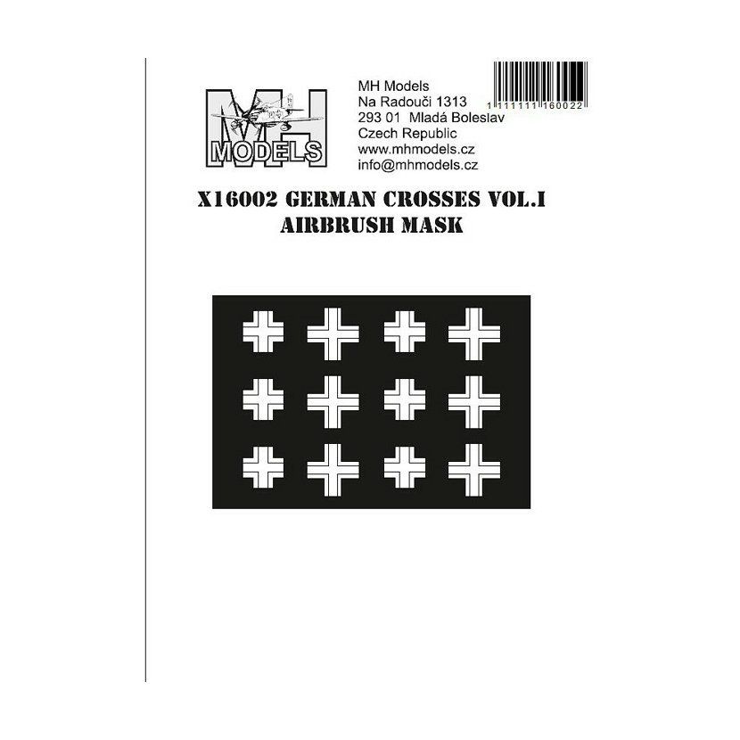 1:16 German crosses vol.I airbrush mask