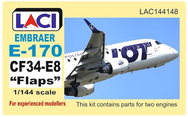 1:144 Embraer E170 CF34E-8 engines and flaps (Karaya)